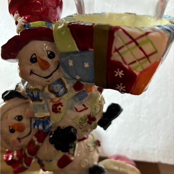 Home Interiors Snowman Candle Holder - Picture 6 of 9
